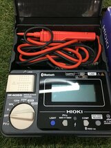 【中古美品】HIOKI (日置電機) PV用絶縁抵抗計(Blutooth SMART搭載、スイッチ付きリード付属) IR4055-11/　IT8S3D7230N4_画像3