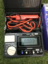 【中古美品】HIOKI (日置電機) PV用絶縁抵抗計(Blutooth SMART搭載、スイッチ付きリード付属) IR4055-11/　IT8S3D7230N4_画像4