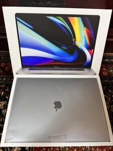 Macbook Pro 2019 A2141 16インチ Core i9 2.3Ghz, Radeon Pro 5500M 8G, 16GBメモリー, 1TB HDD, USキーボード, 充電回数47回