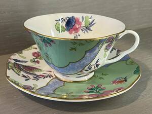 ＊P-603＊コーヒーカップ&ソーサー/食器/WEDGWOOD/ENGLAND1759/BUTTERFLY BLOOM/展示品＊