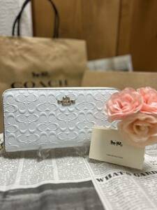 COACH コーチ 長財布 財布 アウトレット ラウンドジップ 小銭入れ