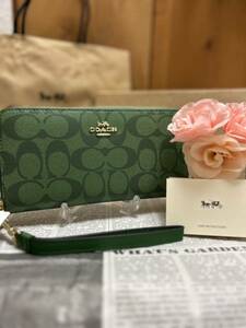 COACH コーチ 長財布 財布 シグネチャー 小銭入れ アウトレット