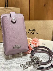 coach コーチ スマホケース ショルダーバッグ ポシェット ポーチ アウトレット