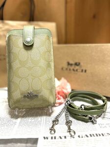 COACH コーチ スマホケース スマホショルダー ショルダーバッグ アウトレット ポシェット