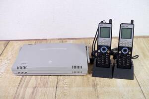 【保証有】NTT コードレス電話機 NX-DCL-PS-(1)(K) 2台 + アンテナ NX-DCL-S(3)CS-(1)(M) マスター 管理番号2900