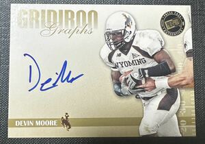 NFL 2009 Press Pass Devin Moore Auto 直筆サイン