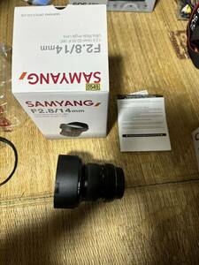 美品！SAMYANG 14mm f2.8 Canon EF用