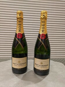 【2本セット】 MOET CHANDON IMPERIAL モエ シャンドン アンペリアル シャンパン ブリュット モエエシャンドン