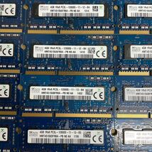 ヨ21 SK hynix ノートPCメモリ　4GB 1Rx8 PC3L-12800S 37枚_画像5