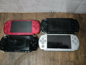 SONY ソニー PSP-3000　4台　まとめ　PlayStation Portable　プレイステーションポータブル　ゲーム　ジャンク