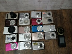 CASIO 20台 カシオ コンパクトデジタルカメラ デジタルカメラ デジカメ　EXILIM　EX-S200 EX-Z300 EX-F400S EX-Z700など　ジャンク