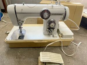 JANOME ジャノメ MODEL 672 ミシン フットペダル付 中古現状品