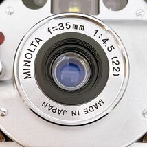 11SB75 MINILTA PROD 20‘s ミノルタ f＝35mm 1:4.5 (22) フィルムカメラ中古 現状品 動作未確認*劣化有り_画像8