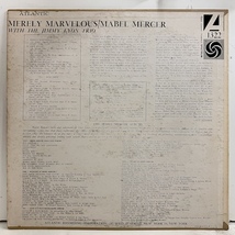●即決VOCAL LP Mabel Mercer / Merely Marvelous 1322 jv5562 米オリジナル、黒 Dg Mono メーベル・メーサー_画像2