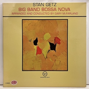 ●即決LP Stan Getz / Big Band Bossa Nova v6-8494 j39065 米オリジナル、Mgm Dg Stereo スタン・ゲッツ