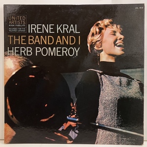 ●即決VOCAL LP Irene Kral Herb Pomeroy / the Band and I Ual4016 jv5712 米オリジナル・プロモ、艶白Dg Mono アイリーン・クラール