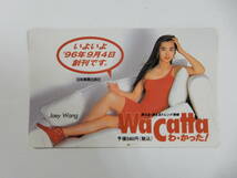 美品　ポケットカレンダー1996年「ジョイ・ウォン　トレンド情報誌　WaCatta 日本実業出版社」_画像1