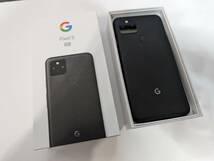 Google Pixel5 ブラック 6インチ有機EL 5G 128GB 程度良好 SIMロックなし ネットワーク利用制限〇_画像1