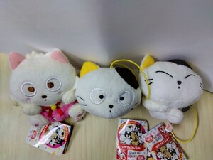 うちのタマ知りませんか？　タマ＆フレンズ　モモ＆タマ　3個セット　マスコット　ぬいぐるみ　未使用非売品　