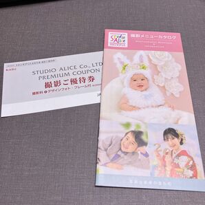スタジオアリス　撮影ご優待券　JAL 8000円相当　2024/6/30期限