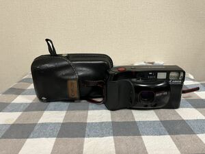 Canon キャノン Autoboy 3 オートボーイ 革ケース付 管理A1966 コンパクトフィルムカメラ カメラ コンパクトカメラ