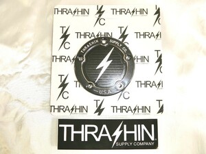 THRASHIN SUPPLY・ツインカム・DISHD ポイントカバー・ブラック　0940-1717・TSC-3026-4　ハーレー