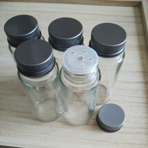 スパイスボトル 調味料ボトル 保存容器 ガラス容器 5本セット_画像1