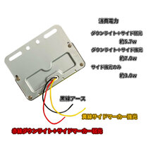 【TM10B】送料無料！とっても眩いダウンライト搭載！ マーカーランプ 24V 10個セット COBチップ 明るい サイドマーカー トラック ブルー_画像6