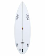 新品！未使用！大特価！McCOY LAZOR ZAP 6’0” XF (EPS) 41L CLEAR 80’s surfing style!! Tear drop!!_画像2