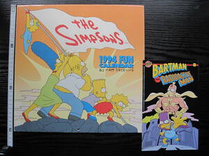 The Simpsons 1994 FAN CALENDAR by Matt Groening & BARTMAN COMIC BOOK anime The * Simpson z calendar bar to man American Comics manga attaching 