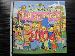 The Simpsons 2004 FAN CALENDAR by Matt Groening anime The * Simpson z calendar 