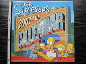 The Simpsons 2007 FAN CALENDAR by Matt Groening アニメ ザ・シンプソンズ カレンダー
