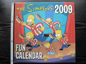 The Simpsons 2009 FAN CALENDAR by Matt Groening anime The * Simpson z calendar 