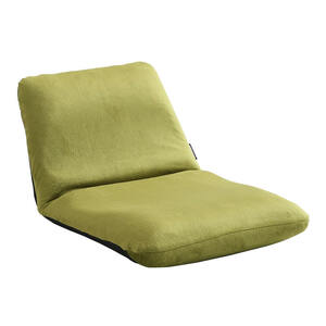 美姿勢習慣、コンパクトなリクライニング座椅子（Sサイズ）日本製 | Leraar-リーラー-　SH-07-LER-S-KGE　起毛グリーン