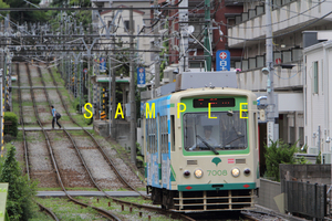 ☆90～10年代鉄道10jpgCD[都電荒川線7000形(7008)]☆