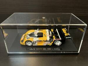 EBBRO （エブロ）taka-Q TOYOTA 88C Le Mans 1988 Diecast 1/43 Scale