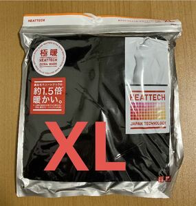 新品　ユニクロ　極暖　ヒートテック　エクストラウォームU ネック　XL ブラック