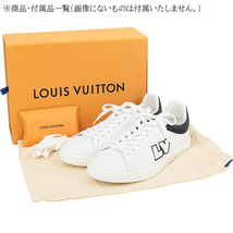 ルイヴィトン LOUIS VUITTON スニーカー ルクセンブルグライン #6 25cm ホワイト ブラック 7695_画像7