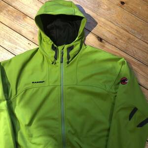 USA古着MAMMUT マムート アルティメイト フーディー ジャケット メンズ XLサイズ WINDSTOPPER 高機能 防風 テック ギア アウトドア J2881