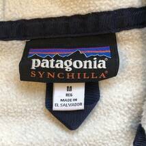 USA古着 Patagonia パタゴニア SYNCHILLA シン チラ ジップアップ フリースパーカー レディース サイズ M アウトドア 防寒 保温 J2956_画像4
