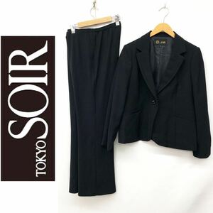 TOKYO SOIR トウキョウソワール パンツスーツ 17 3XL　大きいサイズ 東京ソワール 総裏地 ブラックフォーマル 冠婚葬祭 喪服 礼服 黒
