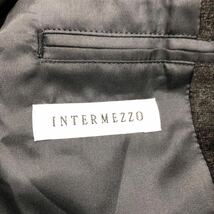 INTERMEZZO インターメッツォ メンズ ステンカラーコート ジャケット アウター ブラック系 黒 Mサイズ_画像7
