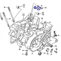 ホンダ純正 NSR50 クラッチカバーガスケット、シールプラグ 3点セット 新品 送料込み_画像3