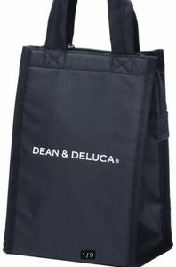 DEAN&DELUCA クーラーバッグ ブラックM保冷バッグ ファスナー付き