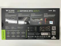 【新品未開封】ASUS NVIDIA GeForce RTX 4070 Ti 搭載 ビデオカード OC edition 12GB GDDR6X TUF-RTX4070TI-O12G-GAMING_画像3