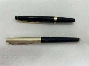 #8479　PILOT/パイロット　万年筆2本おまとめ　ペン先18K/-750　14K刻印有　筆跡未確認