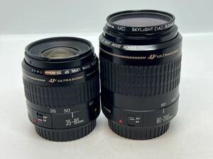 CANON ZOOM LENS EF 80-200mm 1:4.5-5.6 / CANON ZOOM LENS EF 35-80mm 1:4-5.6 【HY173】