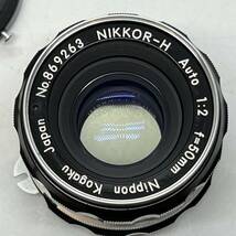 Nikon ニコン FE 一眼レフフィルムカメラ / NIKKKOR-H Auto 1:2 f=50mm 【HY124】_画像8