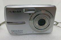 PENTAX optio E50 ズームレンズ内臓全自動コンパクトスチルカメラ　８１０万画素 【APM023】_画像2