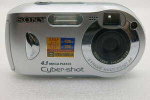 SONY Cyber-shot 4.1MEGA PIXELS f=5.0mm 1:2.8 DSC-P43　デジタルカメラ【APM037】